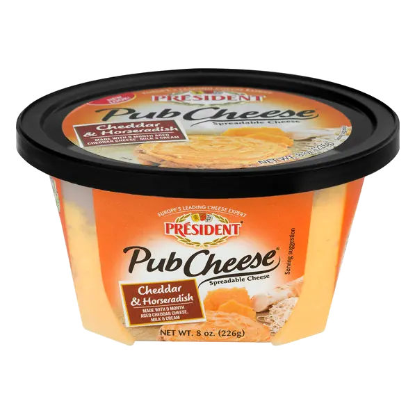 Cheddar & Horseradish Spreadable Pub Cheese