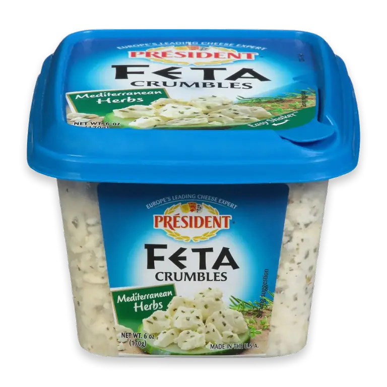 Feta Cheese Mediterranean Herbs Crumbled 6 oz