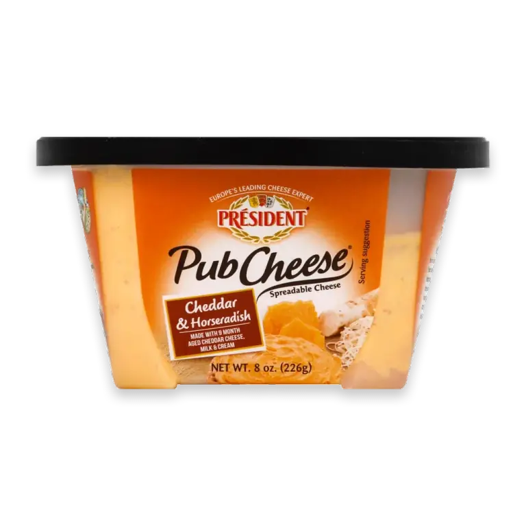 Pub Cheese Cheddar & Horseradish Cheese 8 oz