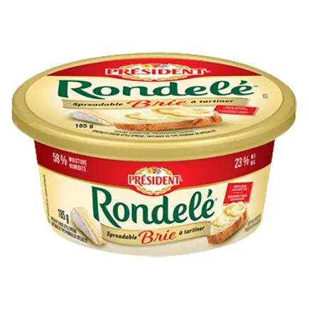 Rondele Spreadable Cheese Brie 185 g