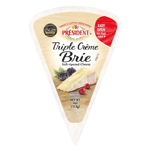Triple Creme Brie Cheese Wedge