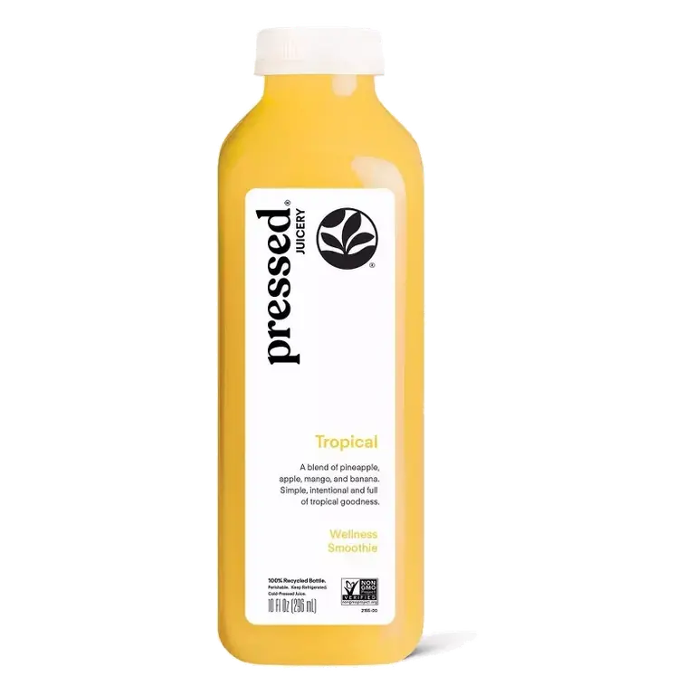 Pressed Juicery Mango Sunshine Wellness Smoothie, 10 fl oz