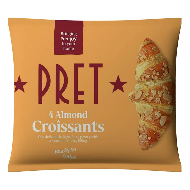 Almond Croissants x4 280g
