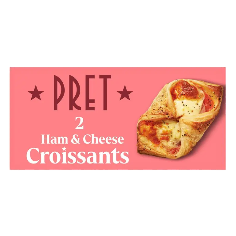 Ham & Cheese Croissants x2 220g