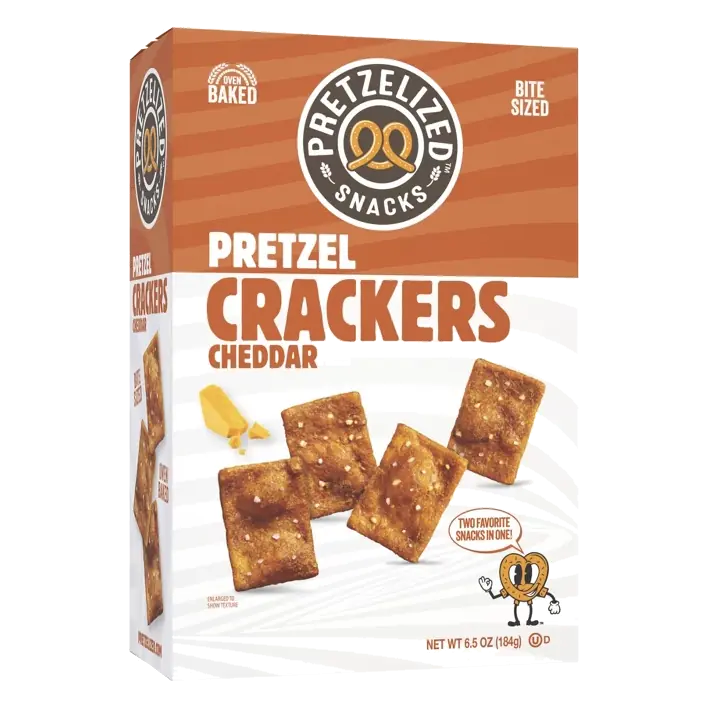 Pretzelized Cheddar Pretzel Crackers, 6.5oz