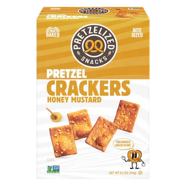Snacks Bite Sized Honey Mustard Pretzel Crackers