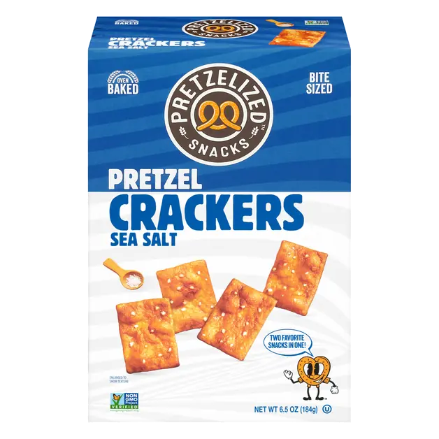 Snacks Bite Sized Sea Salt Pretzel Crackers