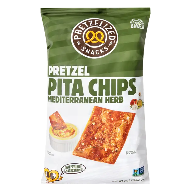 Snacks Mediterranean Herb Pretzel Pita Chips