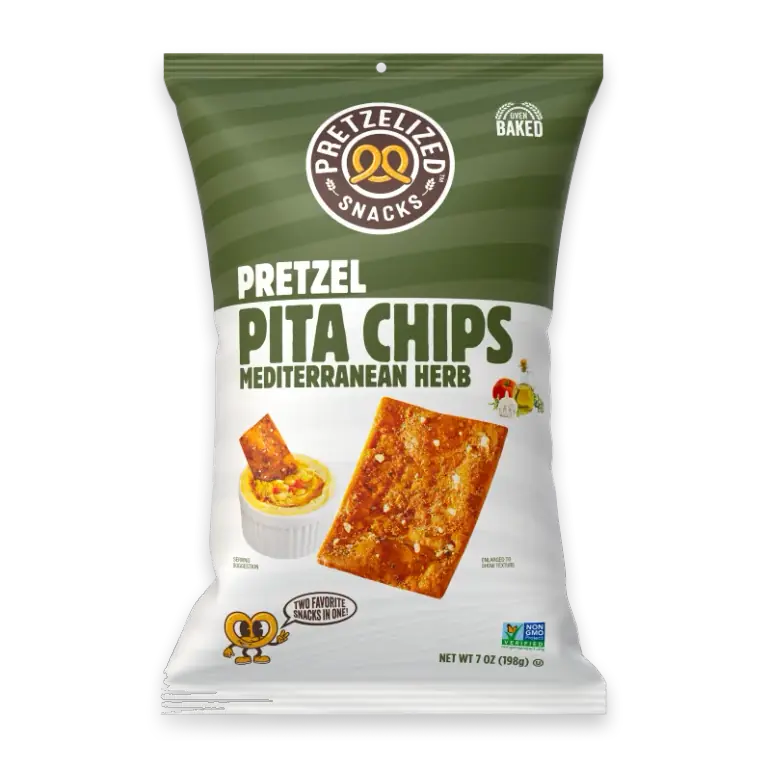 Pretzel Mediterranean Herb Pita Chips