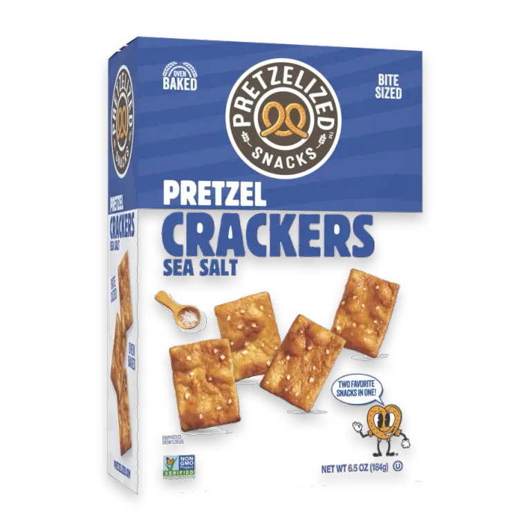 Pretzelized Pretzel Crackers - Sea Salt