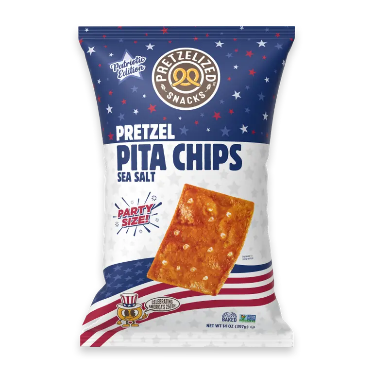 Sea Salt Pretzel Pita Chips