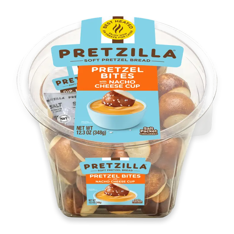 Soft Pretzel Bites with Nacho Cheese Cup