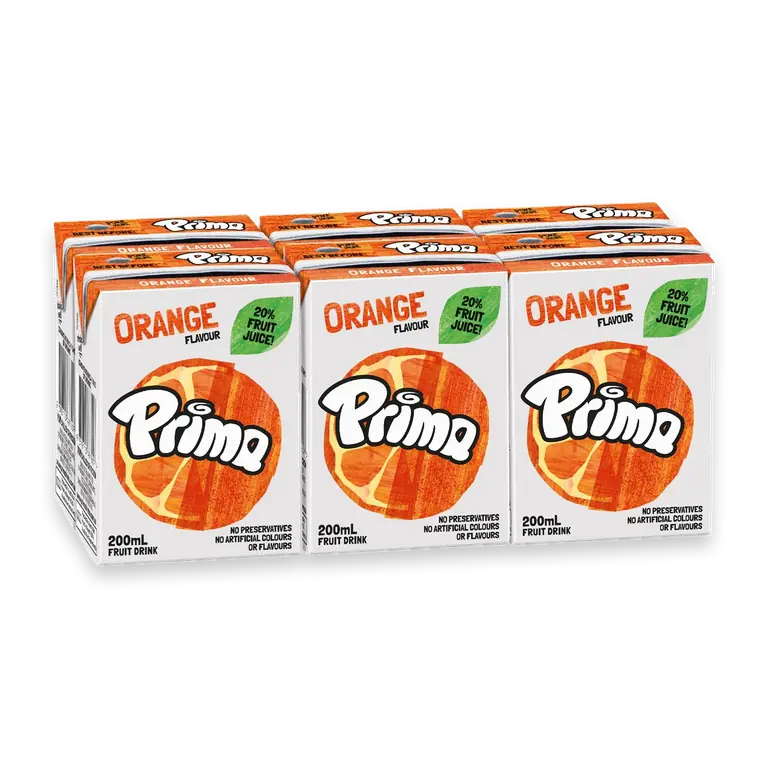 Orange Fruit Drink Poppers