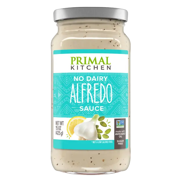 No Dairy Alfredo Pasta Sauce Made with Avocado Oil