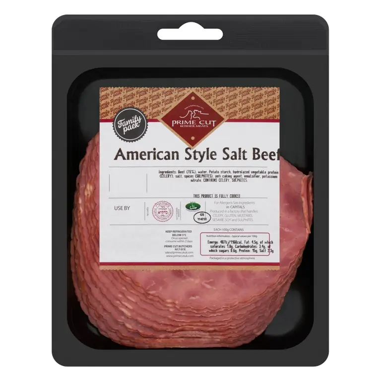 American Style Salt Beef Family Pack 220g