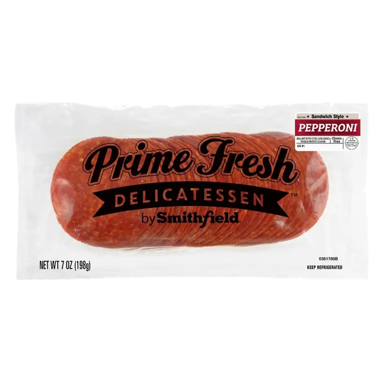 Prime Fresh Delicatessen Sliced Pepperoni, 7oz