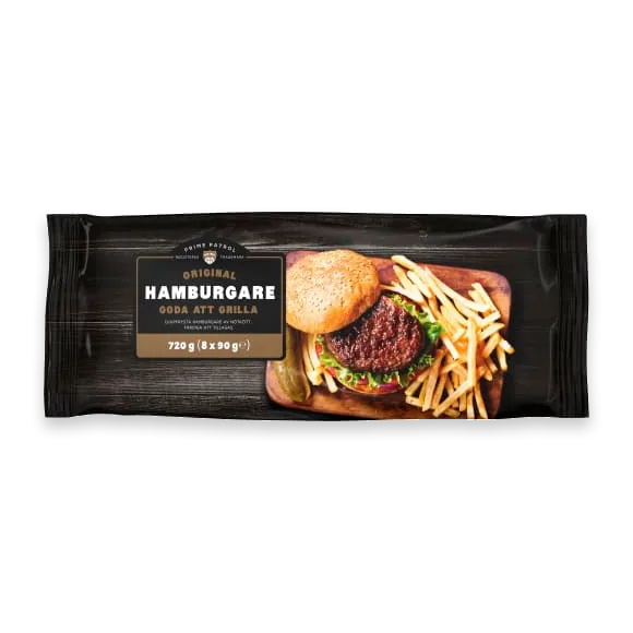 Hamburgare 8x90g Frysta