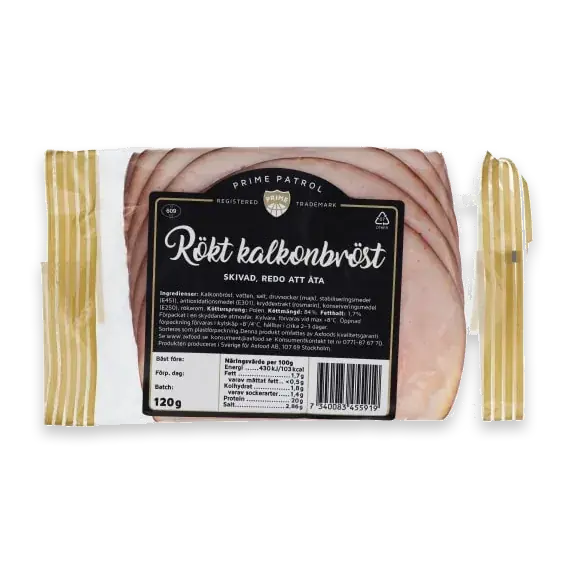 Kalkonbröst Rökt Skivad