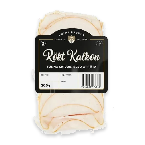Rökt Kalkon Tunna Skivor