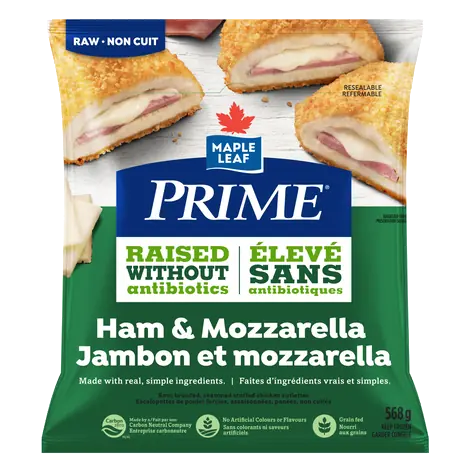 Seasoned Stuffed Chicken Cutlettes Ham & Mozzarella 568 g