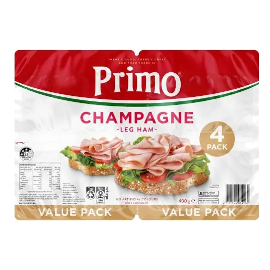 Champagne Leg Ham 4 Pack