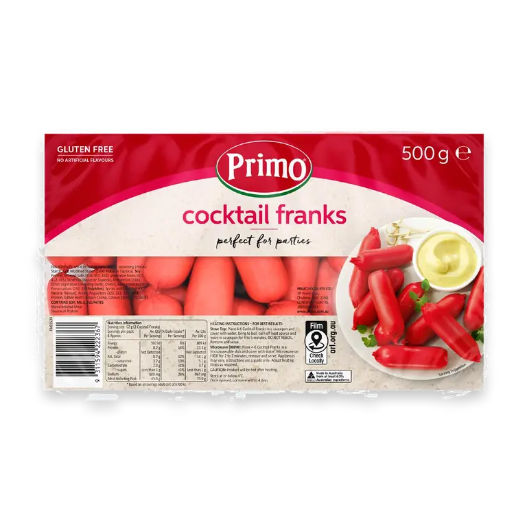 Hot Dog Cocktail Frankfurts