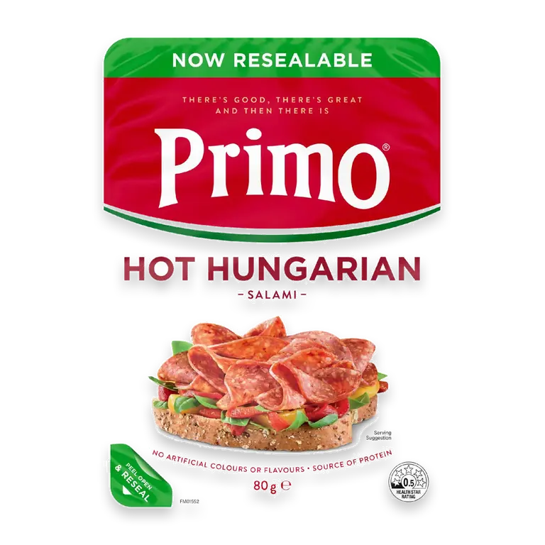 Hot Hungarian Salami Sliced