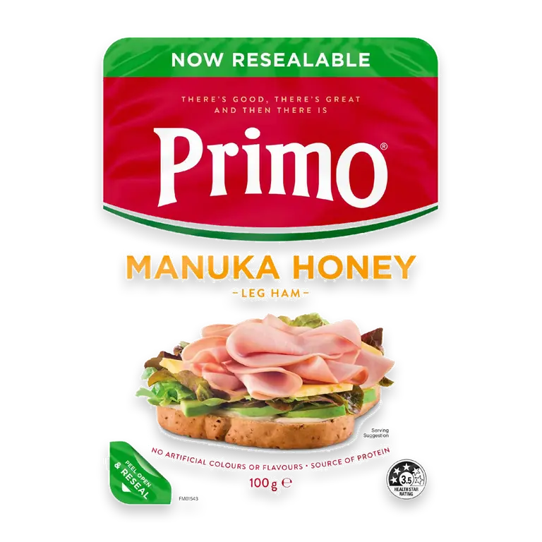 Manuka Honey Leg Ham Sliced