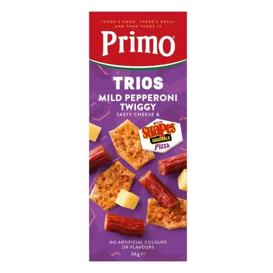 Mild Pepperoni Twiggy Pizza Shapes & Tasty Cheese