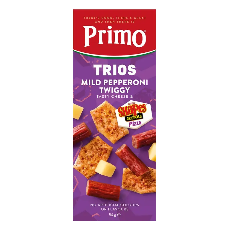 Mild Pepperoni Twiggy Tasty Cheese & Pizza Lovers Shapes