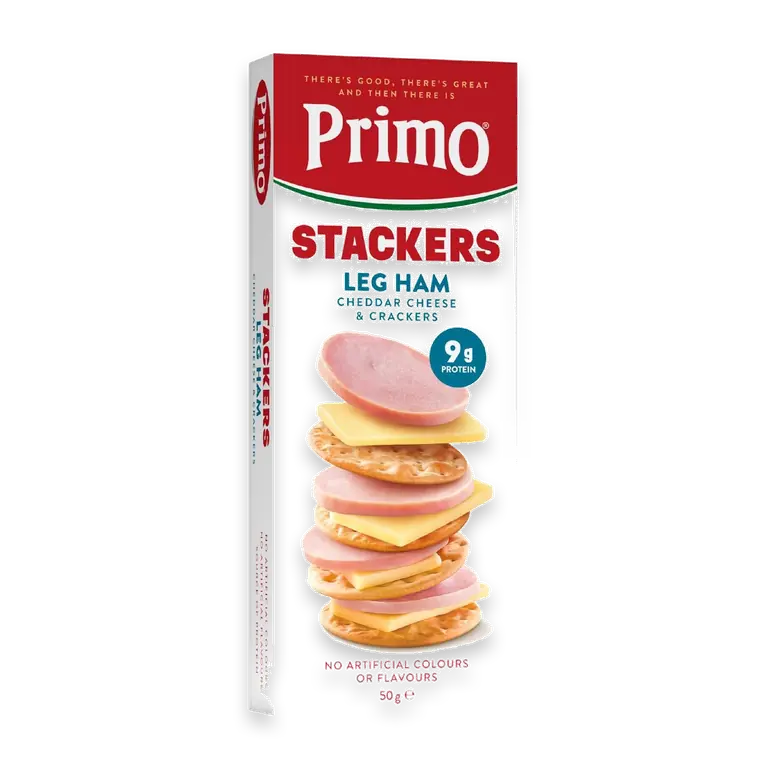Stackers Leg Ham Cheddar Cheese & Crackers