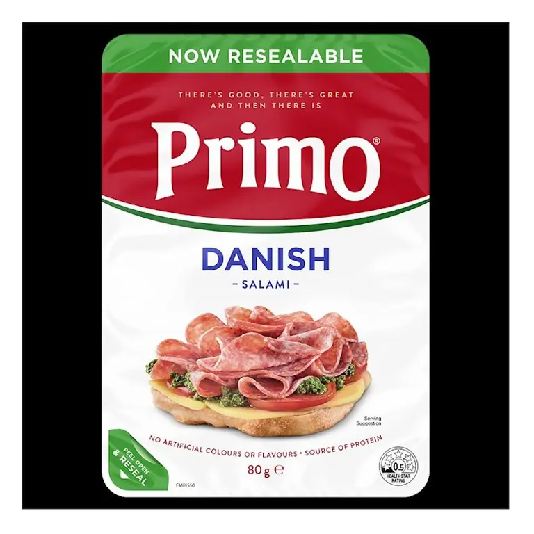 Thinly Sliced Danish Mild Salami
