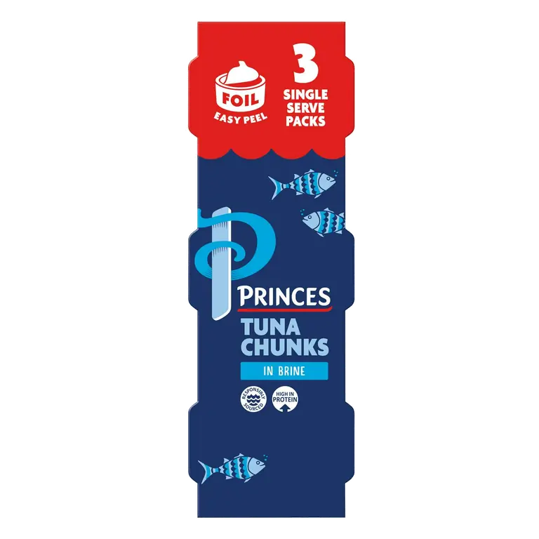 Tuna Chunks in Brine 3x80g (3x56g*)