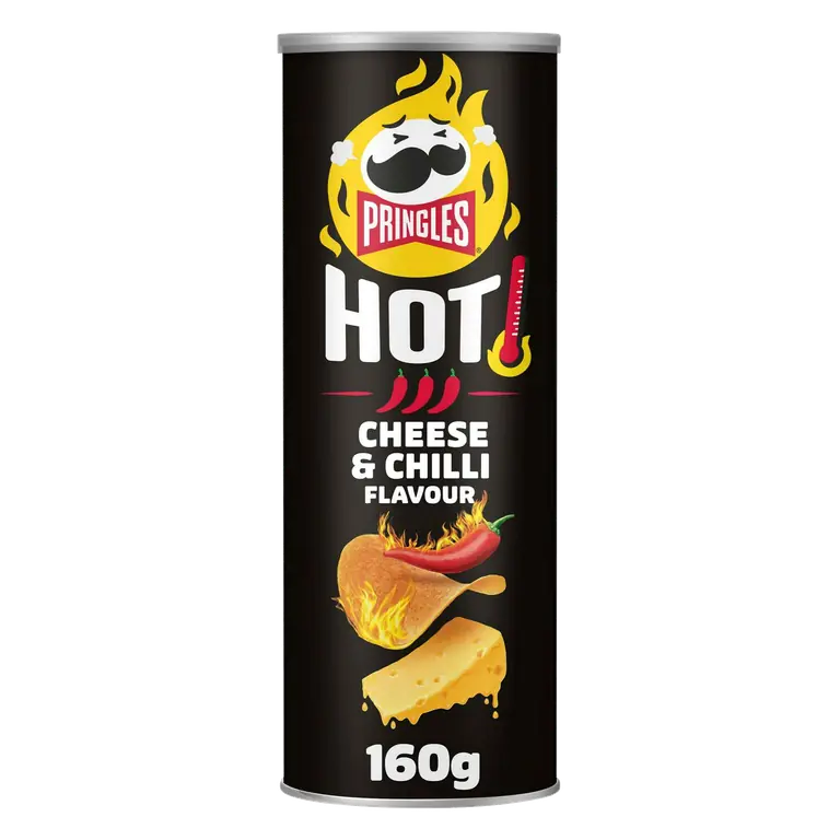 Pringles Hot Flamin' Cheese Sharing Crisps 160g