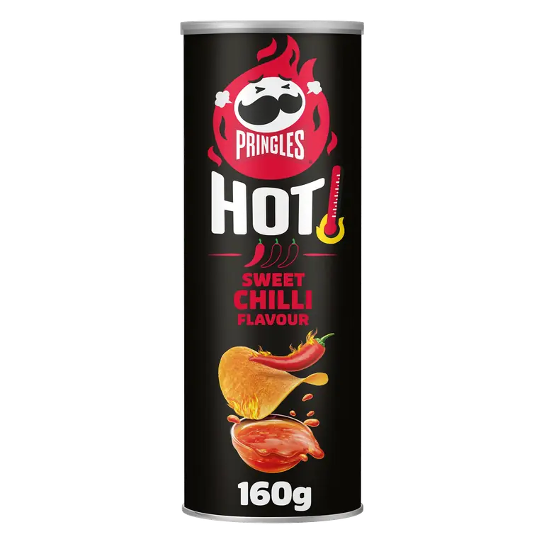 Pringles Hot Sweet Chilli Sharing Crisps 160g