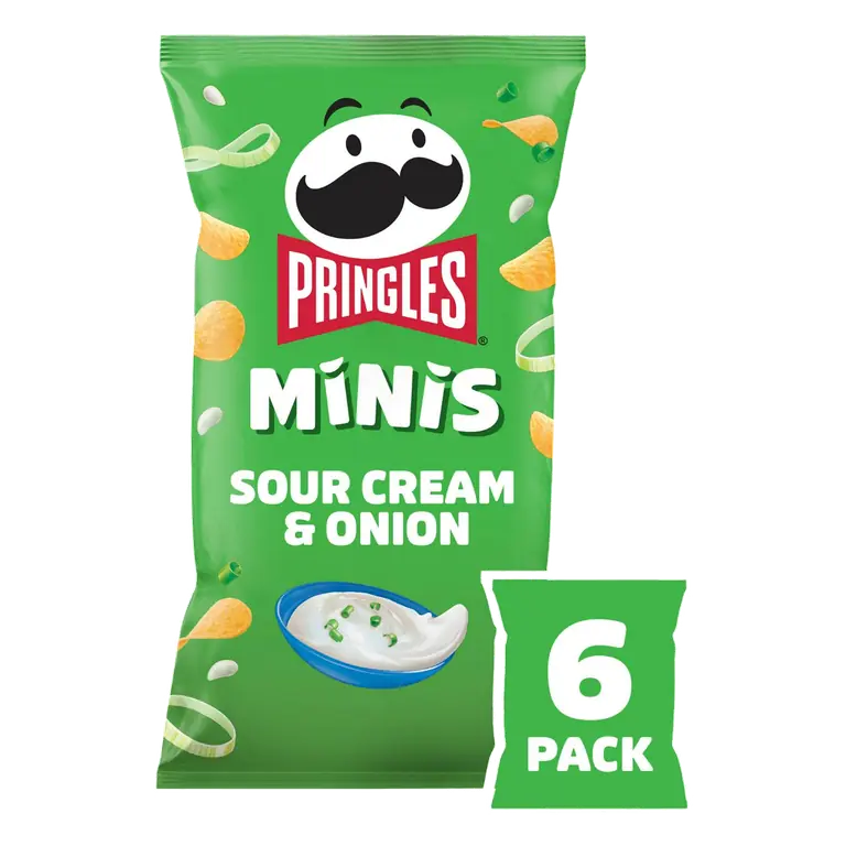 Minis 6 x 20g Sour Cream & Onion Multipack Crisps