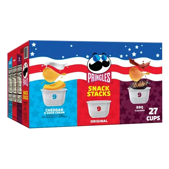 Potato Crisps Chips, Variety Pack, Snack Stacks