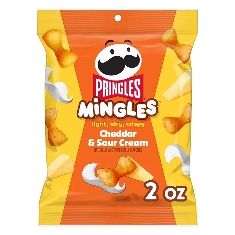 Pringles Mingles Cheddar & Sour Cream, 2oz