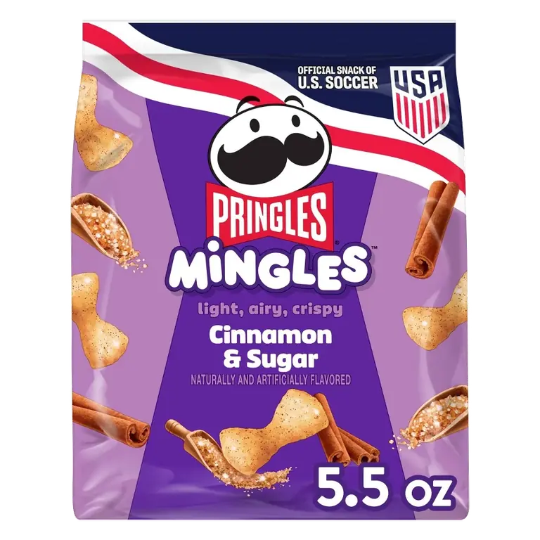 Pringles Mingles Chips Cinnamon & Sugar, 5.5oz