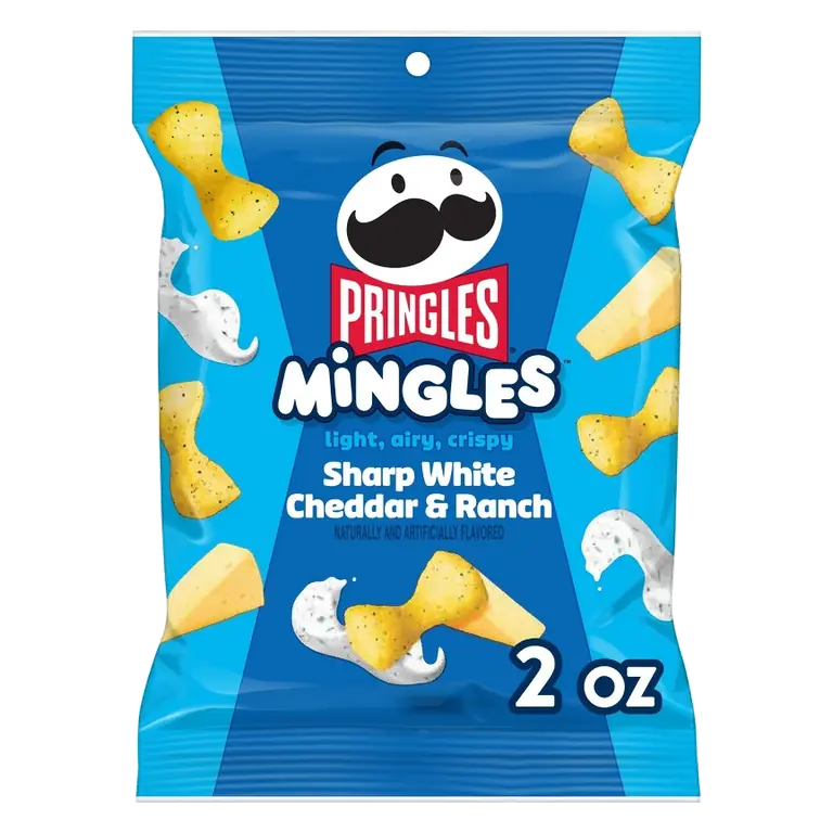 Pringles Mingles Sharp White Cheddar & Ranch, 2oz