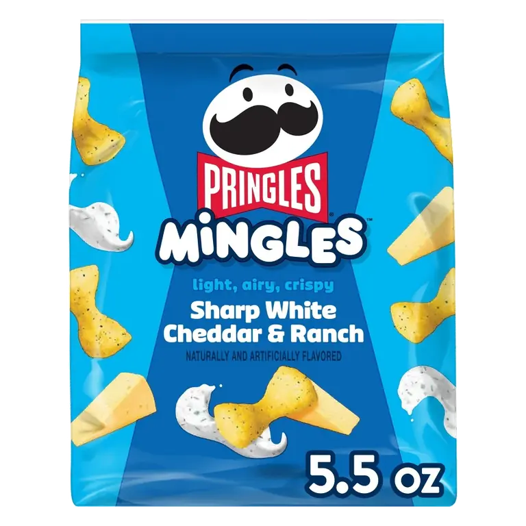 Pringles Mingles Sharp White Cheddar & Ranch, 5.5oz