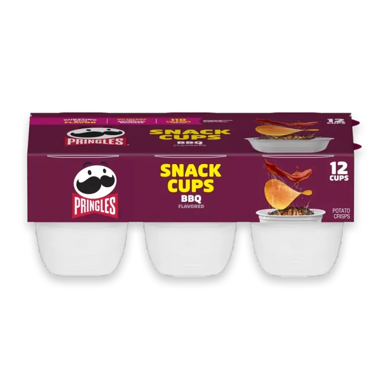 Snack Cups BBQ Potato Crisps Chips