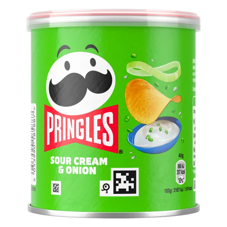 Pringles Sour Cream & Onion 12 x 40g