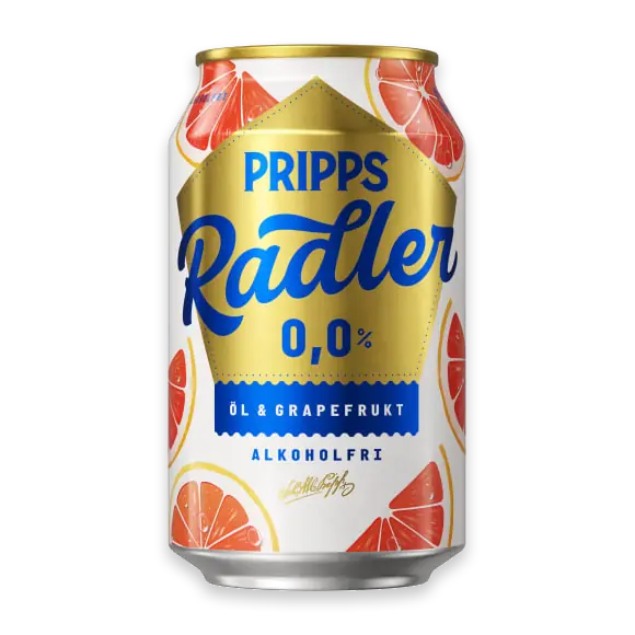 Pripps Blå Radler Öl Grapefrukt Alkfri