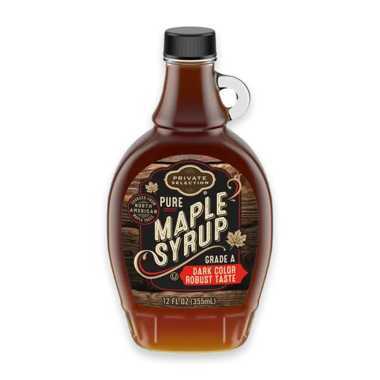 100% Pure Grade A Dark Color Robust Taste Maple Syrup