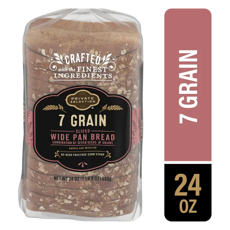 7 Grain Sliced Wide Pan Bread, 7 Grain