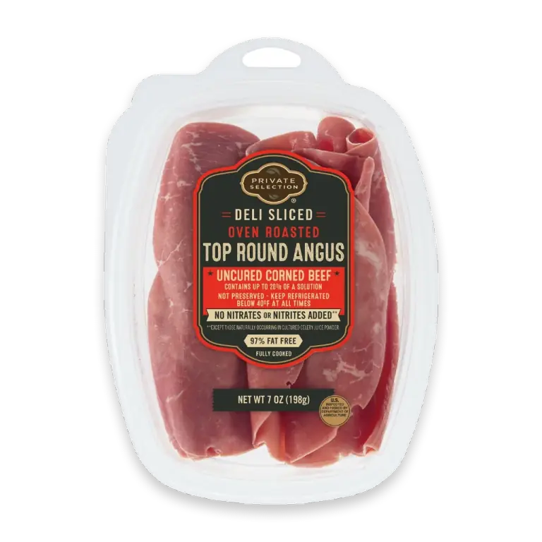 Angus Top Round Deli Corned Beef Sliced