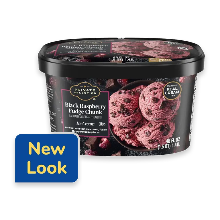 Black Raspberry Fudge Chunk Ice Cream Tub