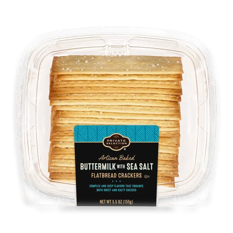 Buttermilk with Sea Salt Flatbread Crackers