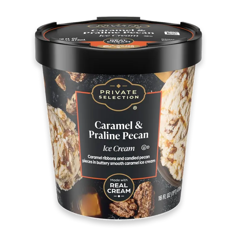 Caramel & Praline Pecan Ice Cream Pint